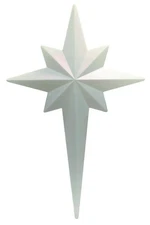 3'3" LED Light Blow Mold Christmas North Star Hanging Outdoor Yard Holiday Decor