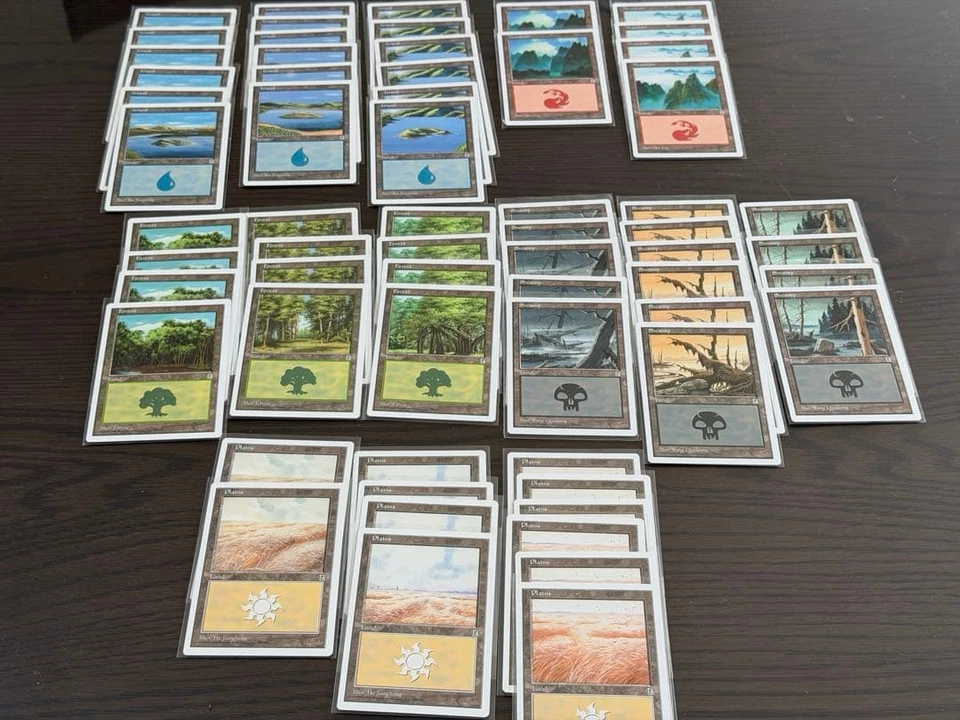 Mtg Ptk Portal Three Kingdoms Basic Land English Version Swamp Island Forest Mou - Image 2 of 4