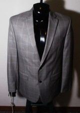 MICHAEL KORS Gray Blazer Suit Jacket Men's Size 42 Long NEW