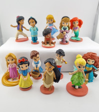 13 Personaggi Collezione Principesse Disney Animatori Cake Toppers 3"-3,25" Rari