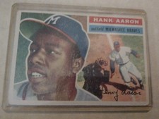 1956 Topps Hank Aaron #31 Milwaukee Braves HOF