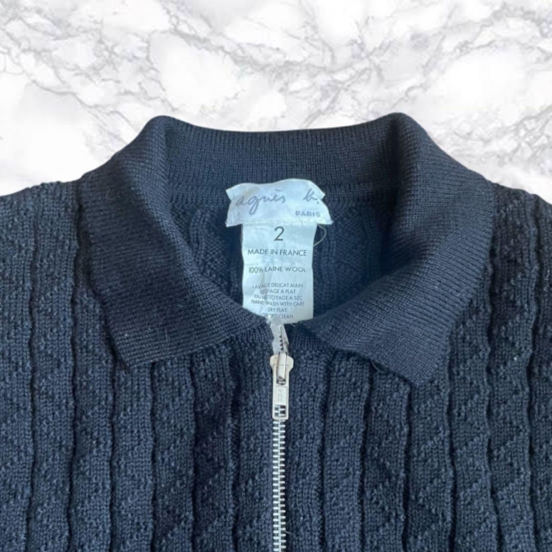 90s agnes b. Zip-Up Driver's Knit | eBay 90s agnes b. Zip-Up Driver's Knit | eBay