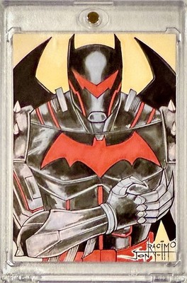 Jon Racimo PCS Art Card: Batman Beyond - Hand Drawn & Signed w/ Hard Case #1/1