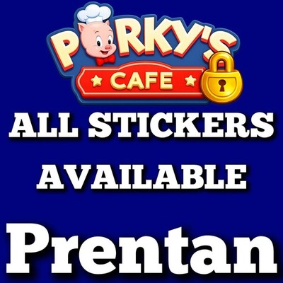 Mono_Poly_Go PORKY'S CAFE Aufkleber :- Happy Harvest mit Looney Tunes Album