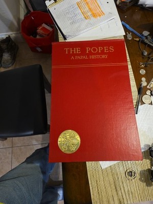 The Popes Book Papal History Catholic St. Peter to John Paul II 1st Edition 1990