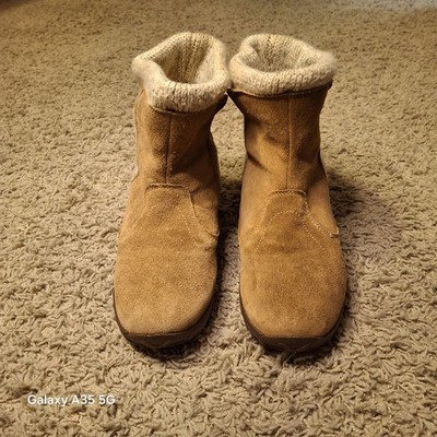 Merrell Jungle Moc Casual Suede Brown Leather Boots Womens US Sz