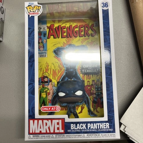 Funko Pop! Comic Book Cover-Marvel - Black Panther - Target (Exclusive) #36