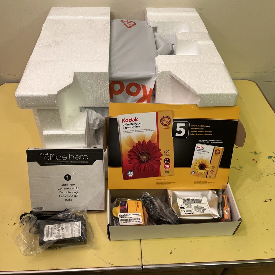 NEW Open Box - Kodak HERO 6.1 OFFICE HERO All-In-One Printer Fax Copier Scan - Image 3 of 4