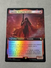 Vincent, Vengeful Atoner - Foil - Extended Art MTG Magic -NM Unplayed