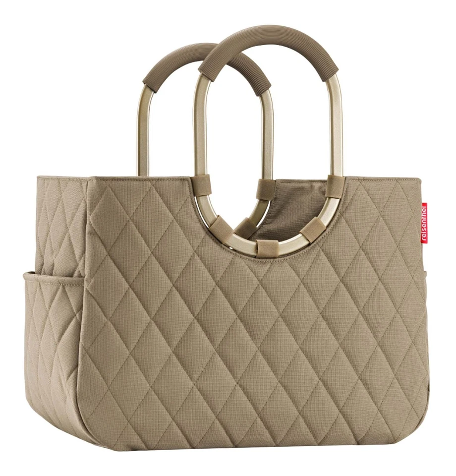 reisenthel Loopshopper L Shopper Schultertasche Tasche Rhombus Olive khaki - Bild 2 von 3