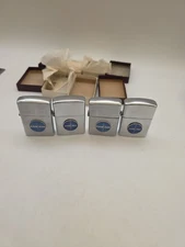 4 Vintage PAA Pan Am American Airline Cigarette Lighter Advertising Penguin 