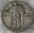 1928 Standing Liberty Quarter 25C Silver 0.900 Fine Philadelphia Mint Coin #18