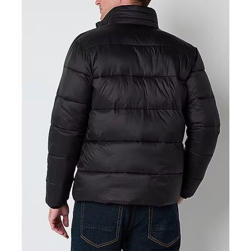 St. John s Bay Men's Water Resistant Midweight Puffer Jacket in Black XL $100 - Picture 3 of 6