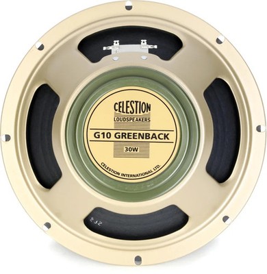 Celestion G10 Greenback 10'' 30-Watt Replacement Guitar Speaker 8 Ohm