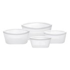 <!--F#f_0-->Avanti Pinch & Lock Silicone Reusable Bag, Set of 4 (White) - Large<!--F/-->