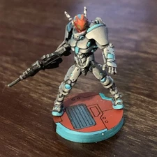 Corvus Belli Infinity ORC Troop PanOceania Svalarheima White Company painted