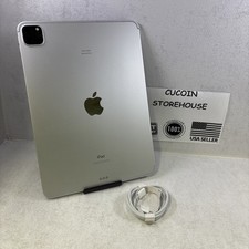 Apple iPad Pro 11-inch 2nd Gen 2020, 128GB, WIFI  4G Unlocked Cellular-Silver V