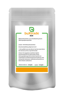 2x 1 kg | MSM Methylsulfonylmethan Pulver | höchste Reinheit | 2kg