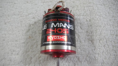 VINTAGE KYOSHO RED LEMANS 240S MODIFIED BRUSHED MOTOR JAPAN WITH CASE