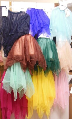 CHIFFON 2 Layer Pointed Hem BALLET SKIRT COLORS Ballet Lyrical OVR 100 n stock