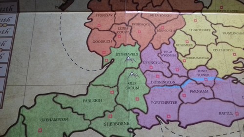 ULTRA RARE HASBRO RISK - THE BATTLE FOR MEDIEVAL ENGLAND IN USED CONDITION - Picture 6 of 10