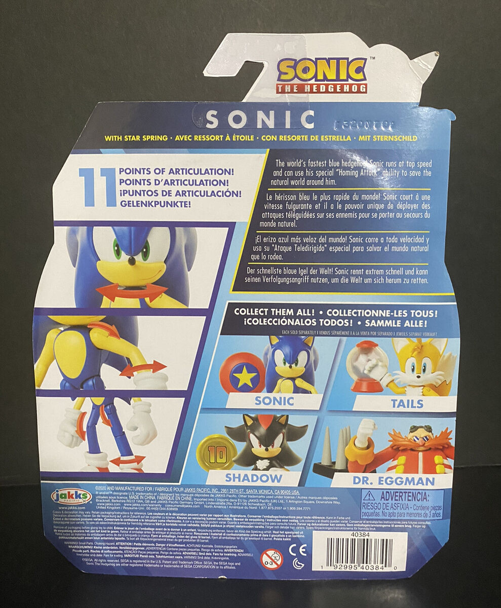 2020 JAKKS Pacific Sonic the Hedgehog Action Figure: Sonic 2020 JAKKS Pacific Sonic the Hedgehog Action Figure: Sonic