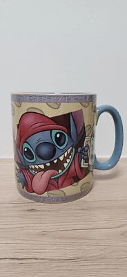 Tasse Mug XL Stitch Licence Disney (Lilo et Stitch) - "Mornings aren't pretty" - Photo 1/4