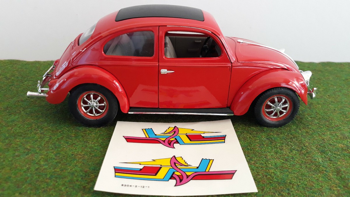 Miniature Solido Volkswagen Coccinelle Custom - Rouge - Échelle 1/18 - Réf 8306 - Comme Neuve