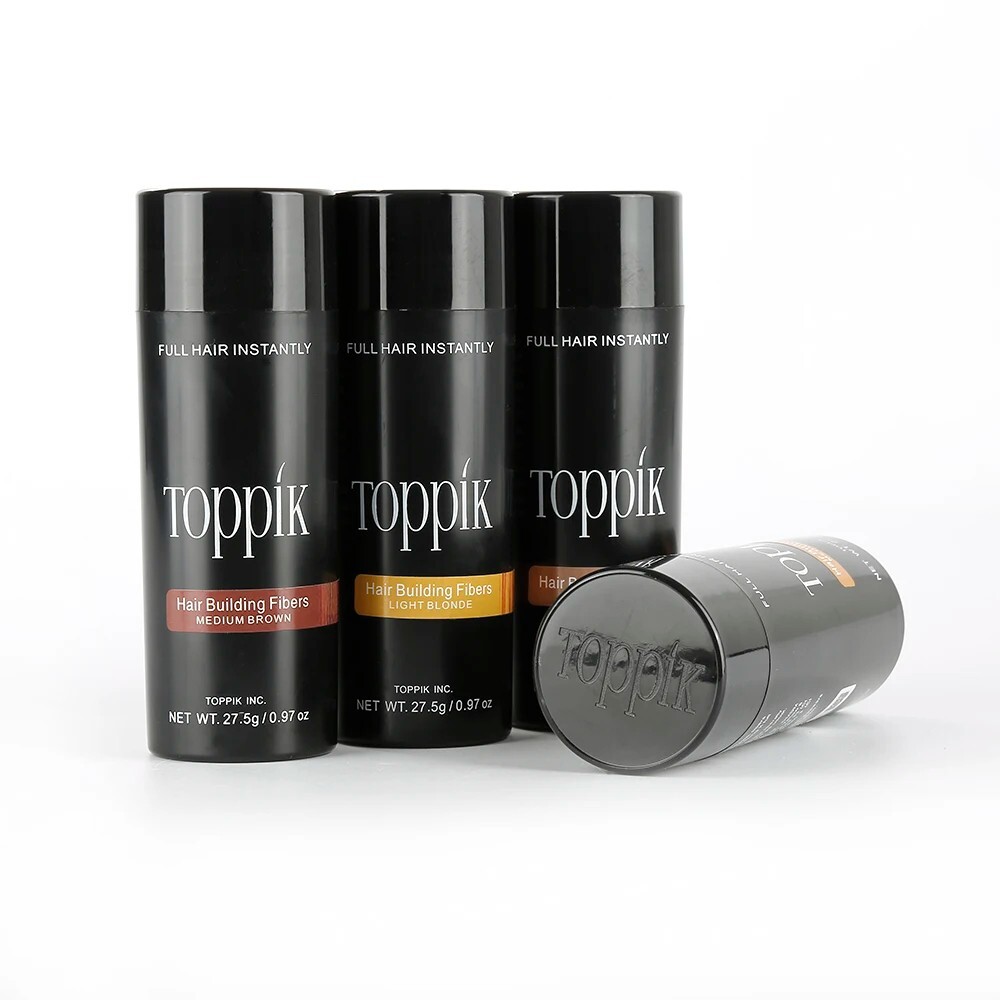 Poudre Densifiante Cheveux Noir 27.5g - Fibres De Kératine - Effet Volume Instantané