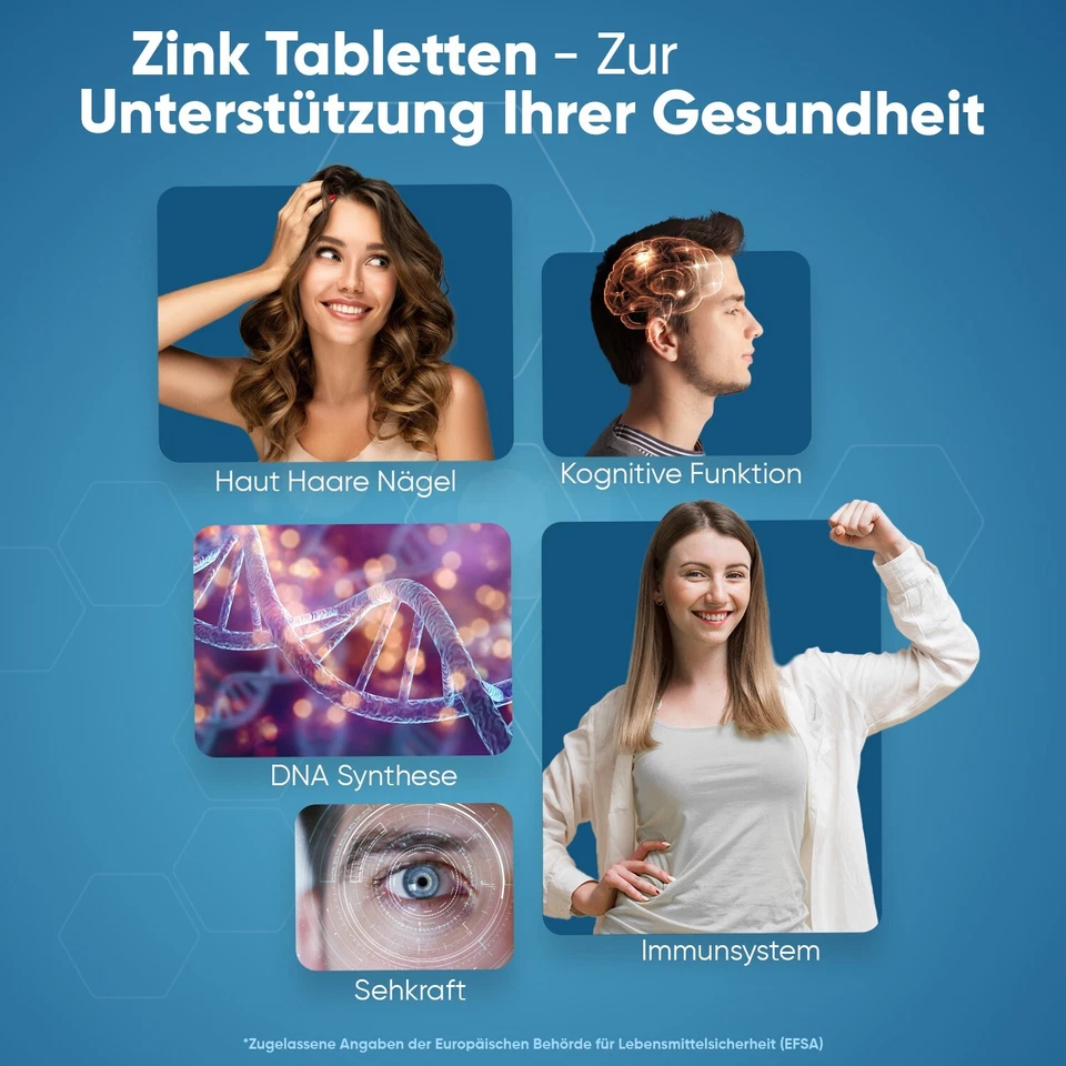 WeightWorld  Zink Bisglycinat  -  400 Tabletten - Starke Knochen & Immun Abwehr - Bild 2 von 4