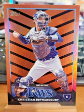 2023 Topps Update Orange and Black Foil Christian Bethancourt US94 Parallel