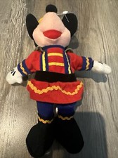Disney Store Nutcracker Mickey Mouse Mini Bean Bag Plush NWT