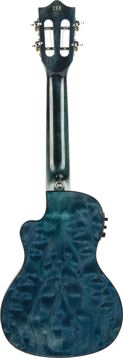 Buy LANIKAI Quilted Maple Uke Blue Stain Concert Acoustic