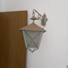 Lanterna antica vintage ferro battuto