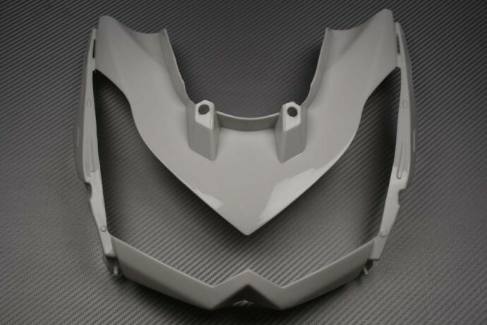 Carenage avant brut pour Kawasaki Z1000 modèles 2010 à 2013 ZRT00D noir non peint