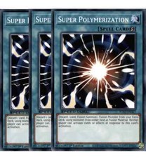 YuGiOh PLAYSET Super Polymerization x3 SGX3-ENA17 1st Edition Common