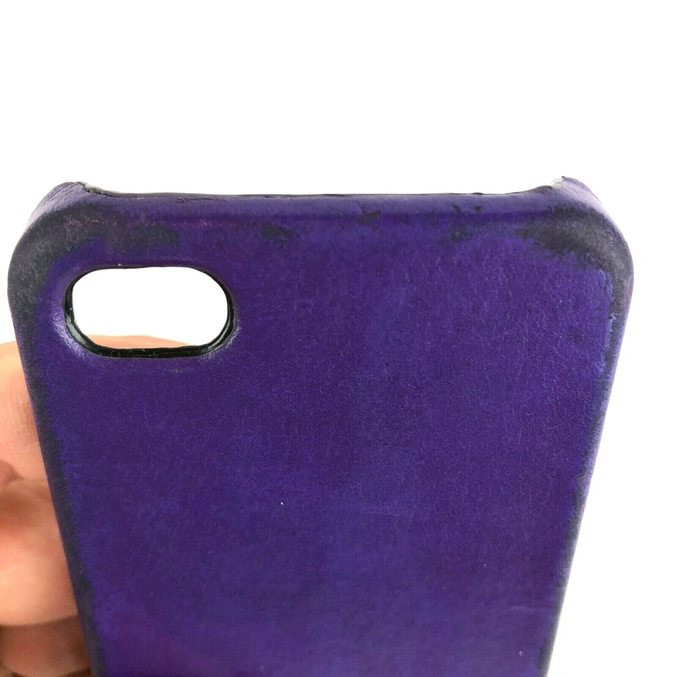 Funda de cuero Coach Legacy para iPhone 4, violeta, #63897, original $78 Foto 3 de 4