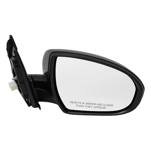 Fits 16-18 HY TUCSON POWER MIRROR PAINT TO MATCH BLACK W/HEAT W/O SIGNAL-BLIND R
