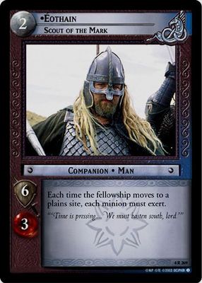 LoTR TCG TTT The Two Towers Eothain, Scout of the Mark 4R269