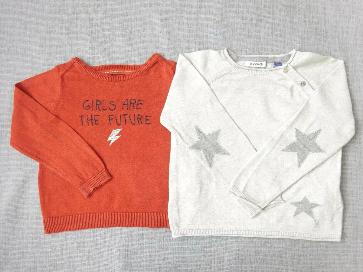 Pull Blanc Court Kiabi Taille S - Occasion Très Bon état - Pour Fille