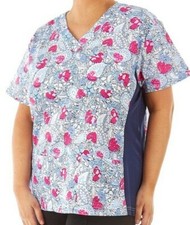  Large Green Town Medical Uniform Scrub Top