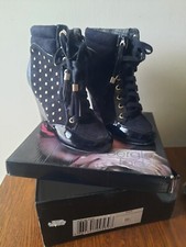 Bottines compensées noir neuves Sergio Todzi pointure 36