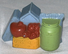 Refrigerator Pretend Play Dollhouse Doll House Food Loving Family Replacement