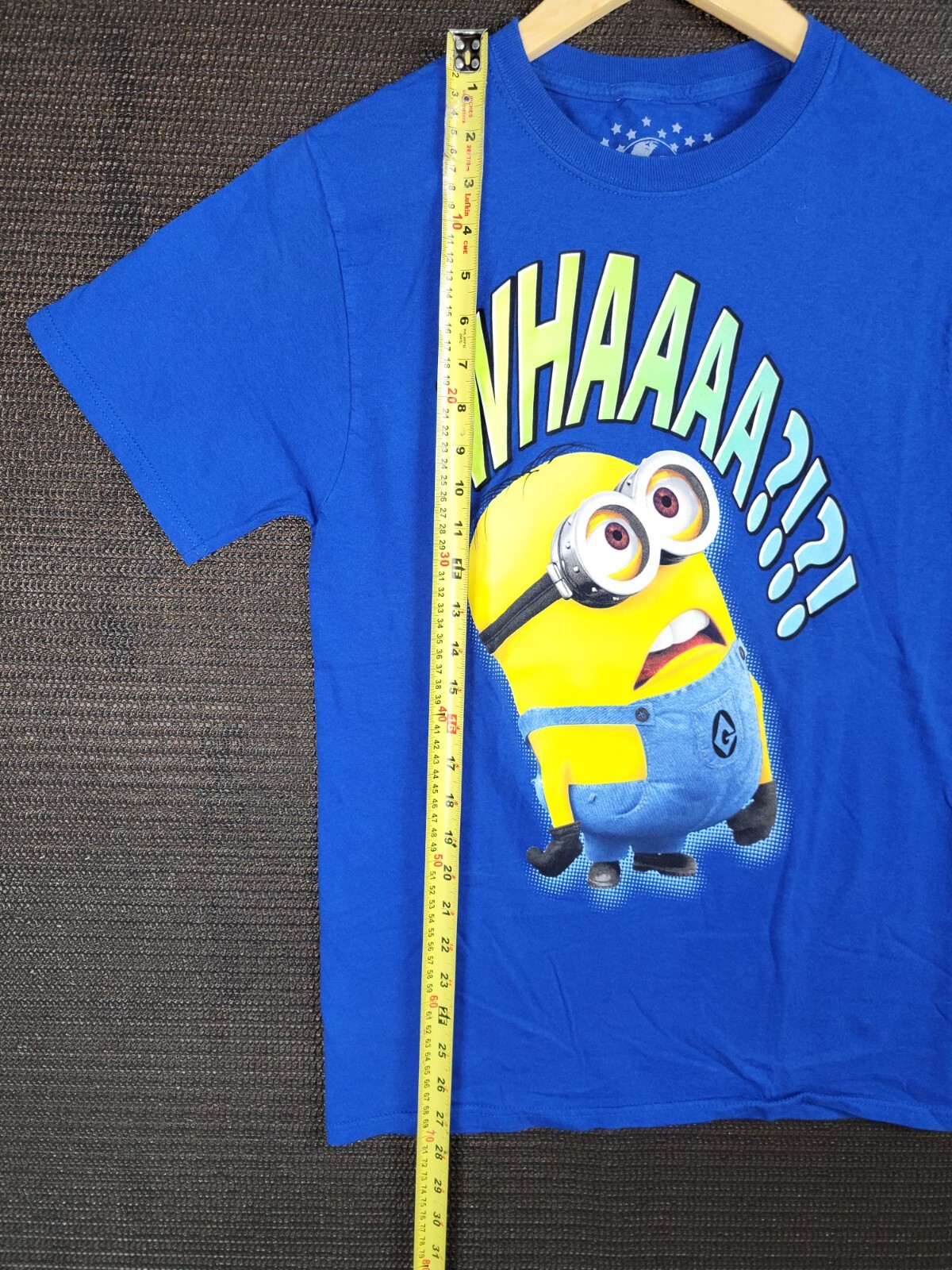 T-shirt Minions « Just Chill » Homme Bleu Clair Taille M – Porté Une Fois