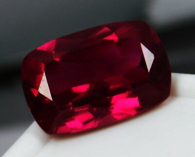 IGL Zertifizierte Mosambik Blutrote Ruby Cushion Form Lose Edelstein 13.95 Ct