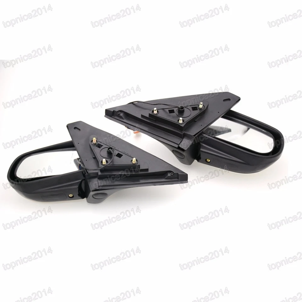 Par de espejos retrovisores laterales exteriores para puerta delantera para Mazda 323 Family año 1998-2005 Foto 3 de 4