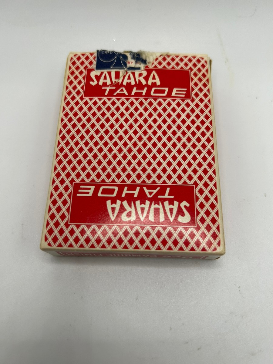 その他 VINTAGE SAHARA TAHOE DECK PLAYING CARDS Official Playing Cards HOTEL SAHARA Lake Tahoe Casino Bee