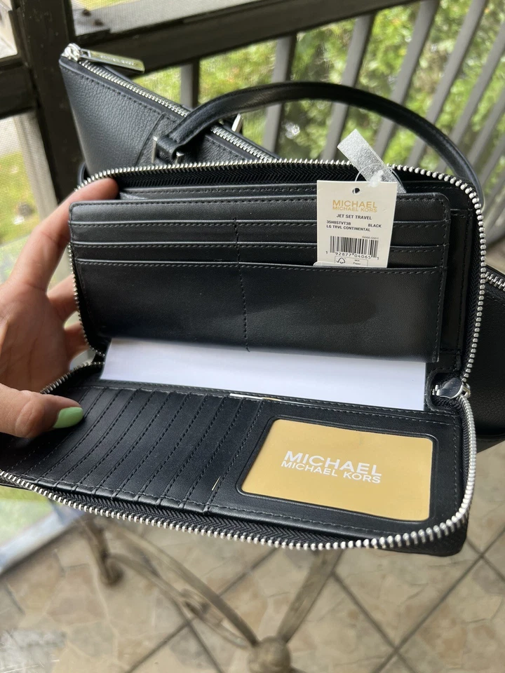 Michael Kors Charlotte Top Zip Tote Shoulder tote Handbag +Wristlet Wallet MK - Image 2 of 4