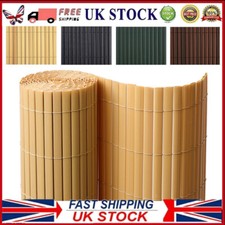 Bamboo Slat Fence Screen Roll Strip Screening Fencing Privacy Sun Panel Garden-