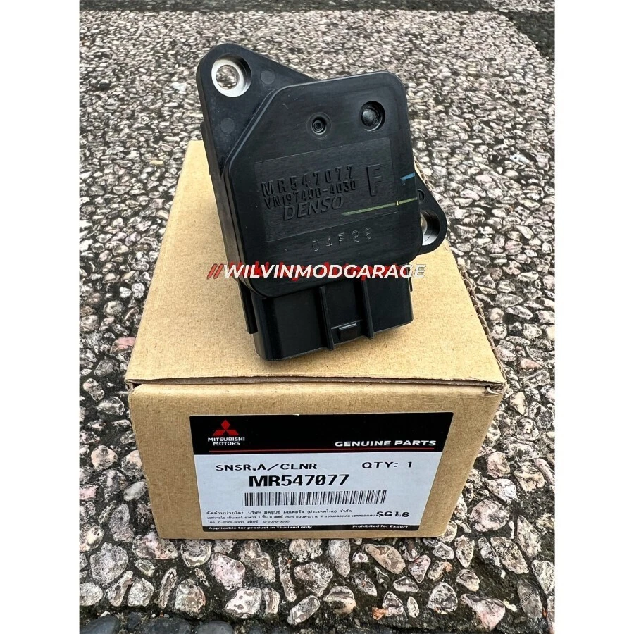 Genuine Mass Air Flow Sensor 2005-2023 Mitsubishi Triton L200 MR547077 OEM Part - Image 2 of 4